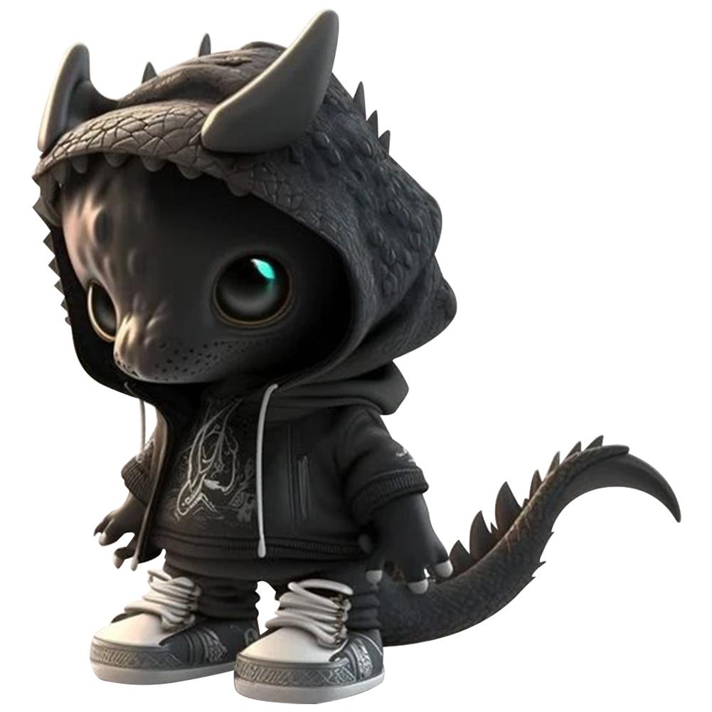 Крутые фигурки драконов, креативные рождественские украшения в виде драконов, милые статуэтки драконов, скульптуры динозавров из смолы, украшения для рождественской вечеринки