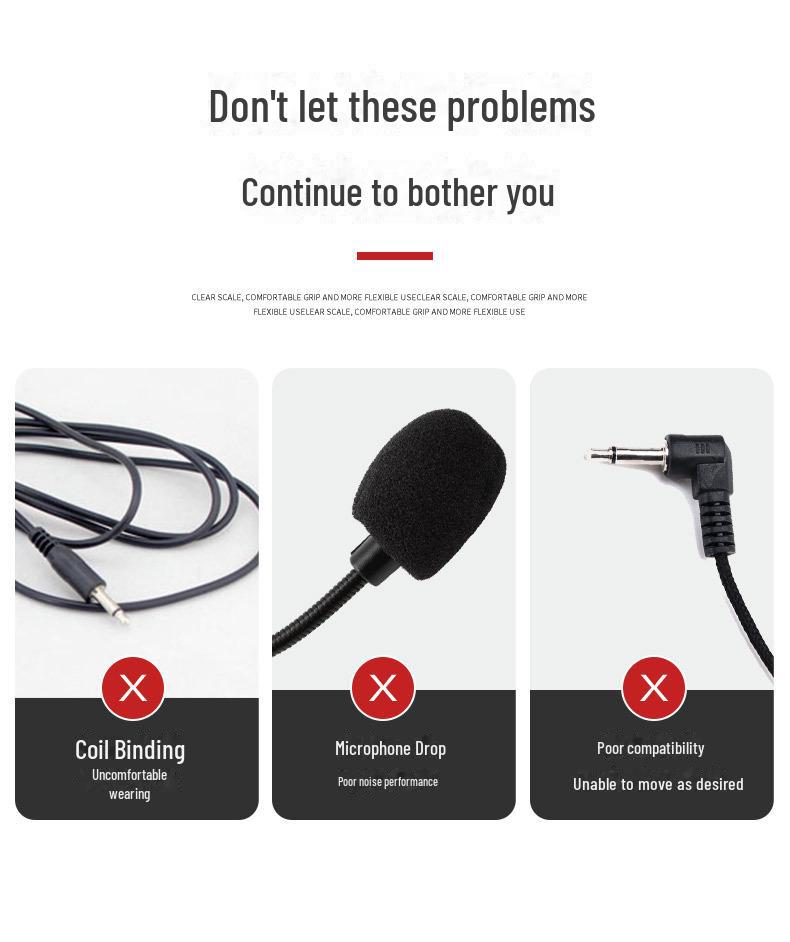 2.4G Wireless Headset with Ear-Hook Microphone and Speaker