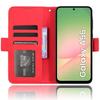Flip Case for Samsung Galaxy A56 5G, Card Slot, Red