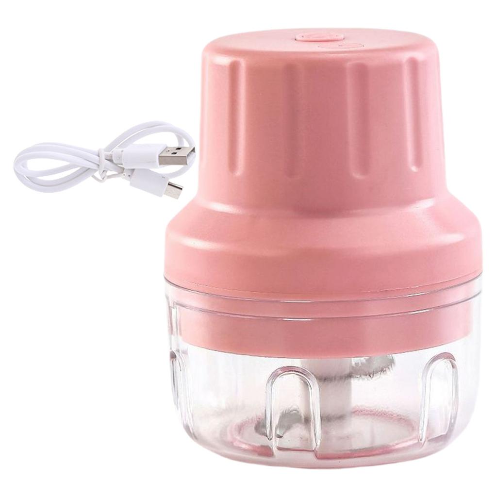 Мини Электрический Измельчитель Чеснока USB Перезаряжаемый Овощной Измельчитель Пластиковый Беспроводной Кухонный Комбайн для Чеснока Лука