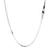 Venetian Chain Necklace Silver SV 925 Width 60cm [Sears] 2.3mm