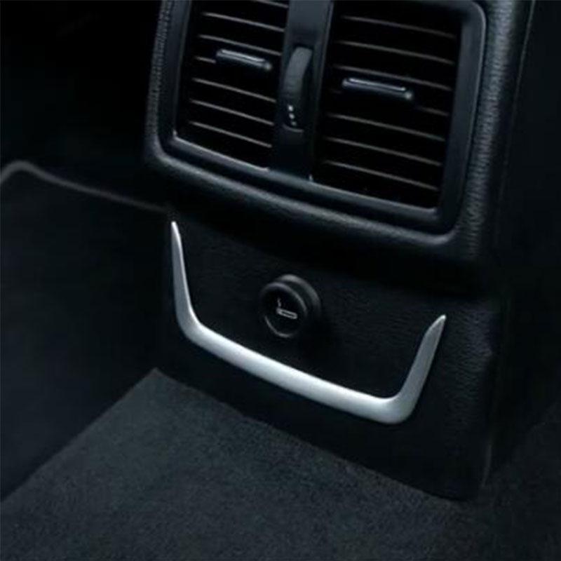 Для BMW X1 F48 2016 - 2022 ABS Хром Задний Прикуриватель Отделка Декоративная Наклейка Крышка Молдинг Аксессуары для Интерьера