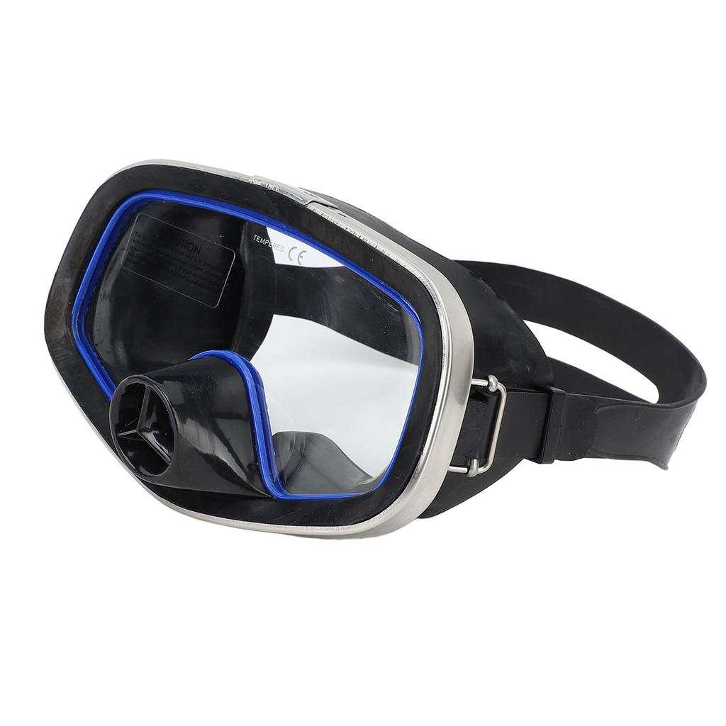 Очки для дайвинга Силиконовые Водонепроницаемые Линзы из Закаленного Стекла Подводные Очки для Снорклинга Плавания Синие