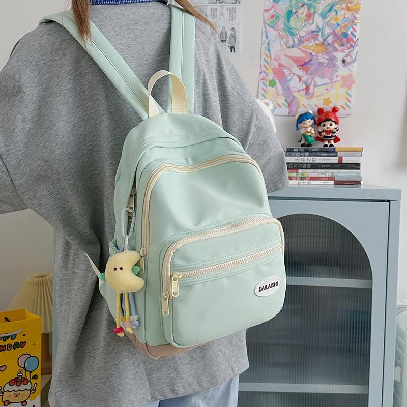 Large-capacity College Student Schoolbag, Simple, Casual and Lightweight Backpack, High Appearance Level Backpack