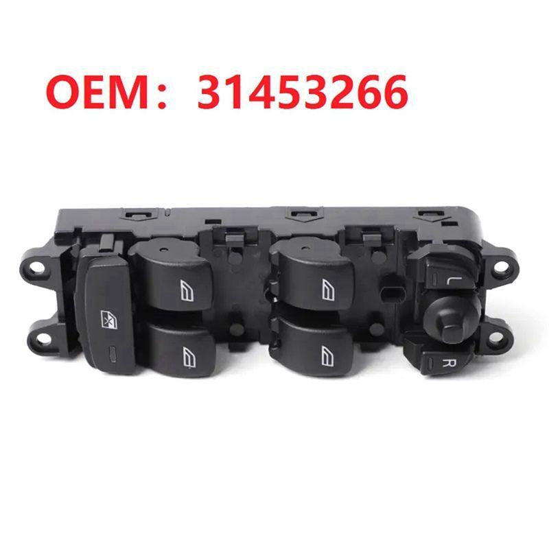 A42M-Left Front Power Master Window Regulator Switch 31453266 For Volvo XC60 S60 2009-2018 LHD Window Control Lift Button