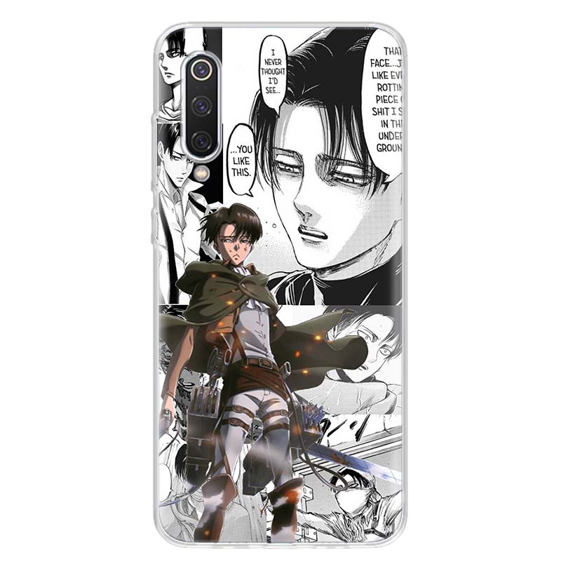 Чехол для телефона «Атака Титанов» для Xiaomi Poco X3 GT X4 NFC M4 Pro M3 M2 F3 F2 F1 Mi Note 10 A3 A2 Lite A1 CC9E Fundas Cas