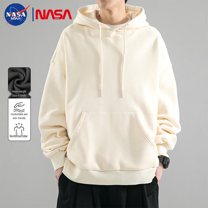Мужское худи NASA NOAH из плотного однотонного материала