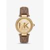 Золотистые часы Parker Pavé с логотипом MK2973