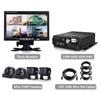 720P AHD 4CH DVR Video Recorder Box+7" HD Monitor+4Pcs Cameras For Truck Van Bus