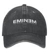 Винтажные бейсболки рэпера бога рэпа Эминема для мужчин и женщин, потертые головные уборы для тренировок на открытом воздухе, регулируемые кепки, шляпы