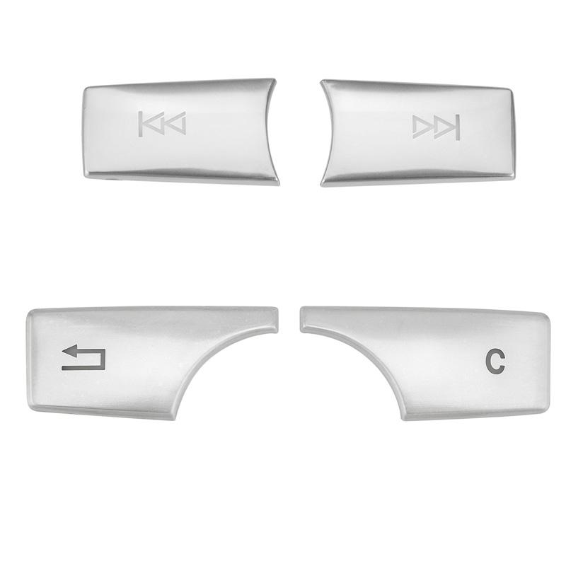 Автомобильные мультимедийные кнопки регулировки громкости, наклейки, отделка для Mercedes Benz C class W204 GLK X204 E class W212