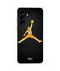 Чехол - Maniacase - Samsung Galaxy A26 - Логотип Jordan 23 - Силикон - Золотой цвет