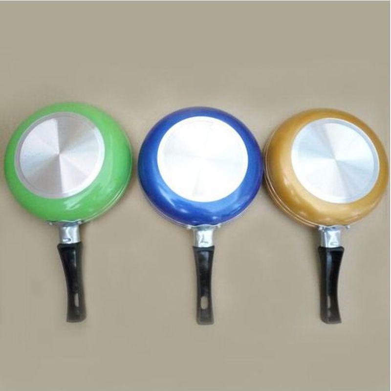 12cm Pan Smokeless Nonstick Pan Skillet Frying Cast Cookware Multifunctional Mini Frying Pan For Frying Saute Cooking(random)