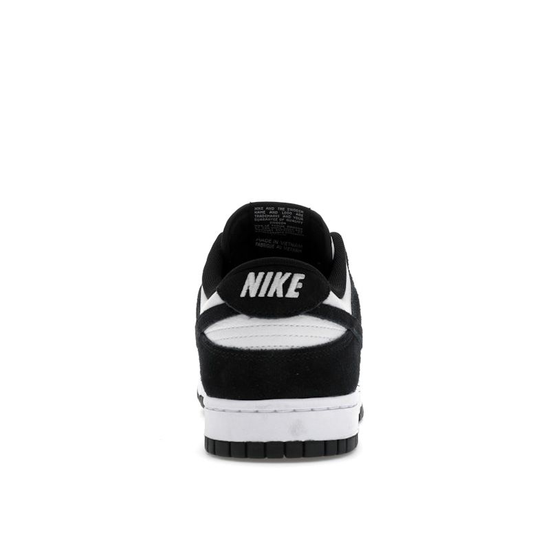 Nike Dunk Low SE Suede Panda Unisex Sneakers Black White FQ8249-100