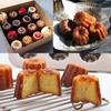 Форма Canele из углеродистой стали с 12 отделениями, форма для кексов с антипригарным покрытием, формы для выпечки кексов, формы для пудинга в духовке