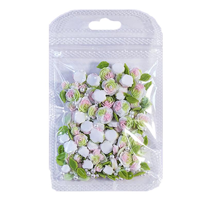 Набор для самостоятельного изготовления украшений «Камелия» из синей и розовой смолы