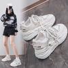 Autumn New Sneakers for Women 2025 Chunky Increse 4CM Ladies White Casual Shoes Fashion Non Slip Platform Shoes Zapatos De Mujer