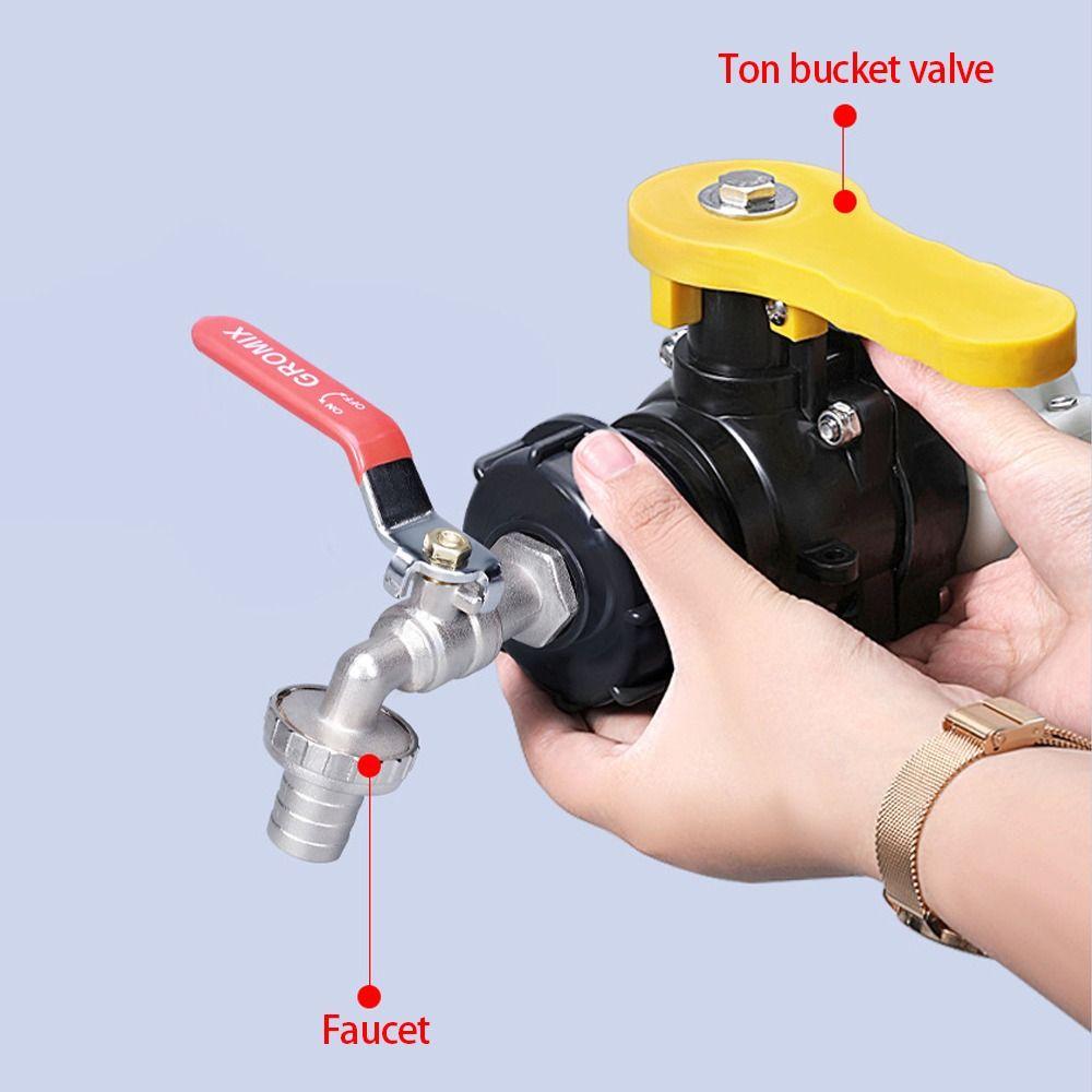 Сменный кран для бочки для воды 1/2'' 3/4'' соединитель садовый кран прочный кран бытовой