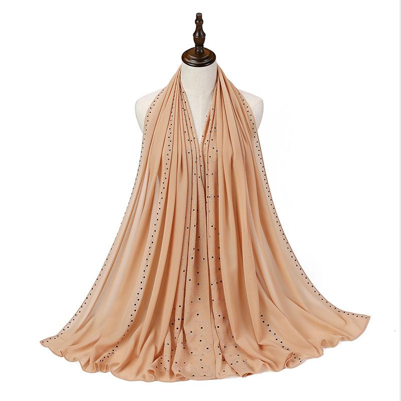 Новый Летний Роскошный Элегантный Женский Шелковый Шарф Пляжный Накидка Шаль Шифоновая Блестящая Бандана Защита от Солнца Хиджаб Женский Шарф Парео Платок