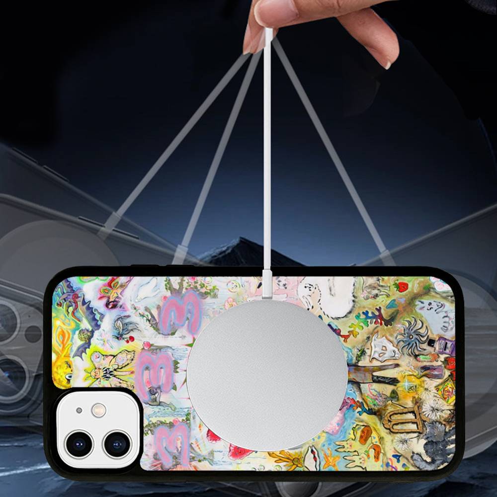 Bladee 333 Drain Gang IceDancer Eversince Билет Чехол для телефона Для IPhone 13 14 15 11 12 16 17 Pro Max Plus Для Magsafe Магнитный