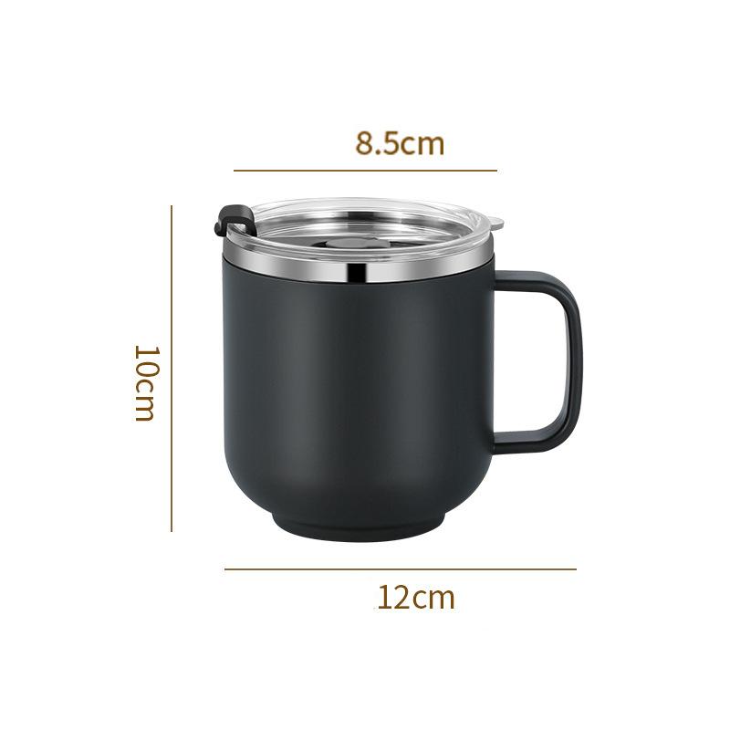 304 Нержавеющая сталь кружка для кофе термоизолированная с крышкой герметичные чайные чашки для офиса бытовая кухонная посуда для питья