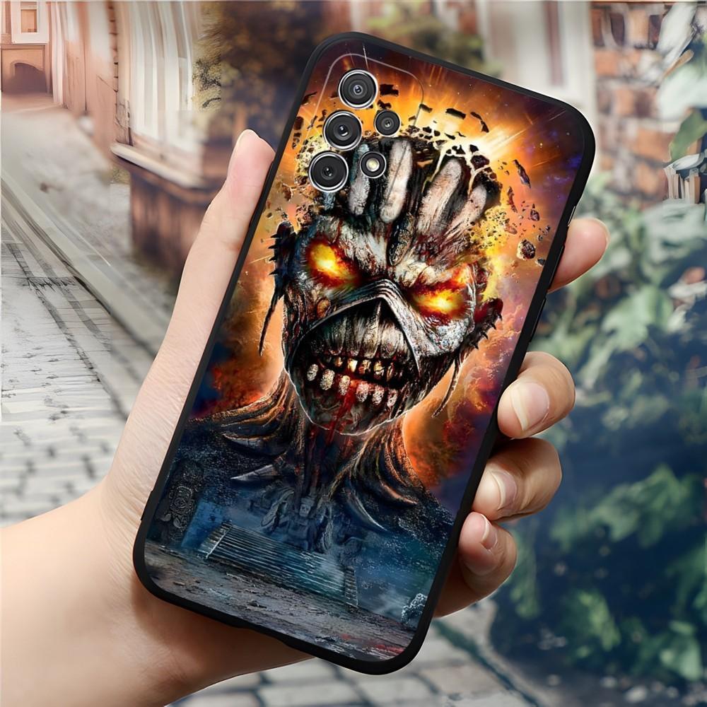 S-Skele-ton Rock-Band Phone Case for Samsung Galaxy S24 S23 S22 S20 S21 Ultra Fe Plus M54 A34 A54 A24 A52 A53 Coque