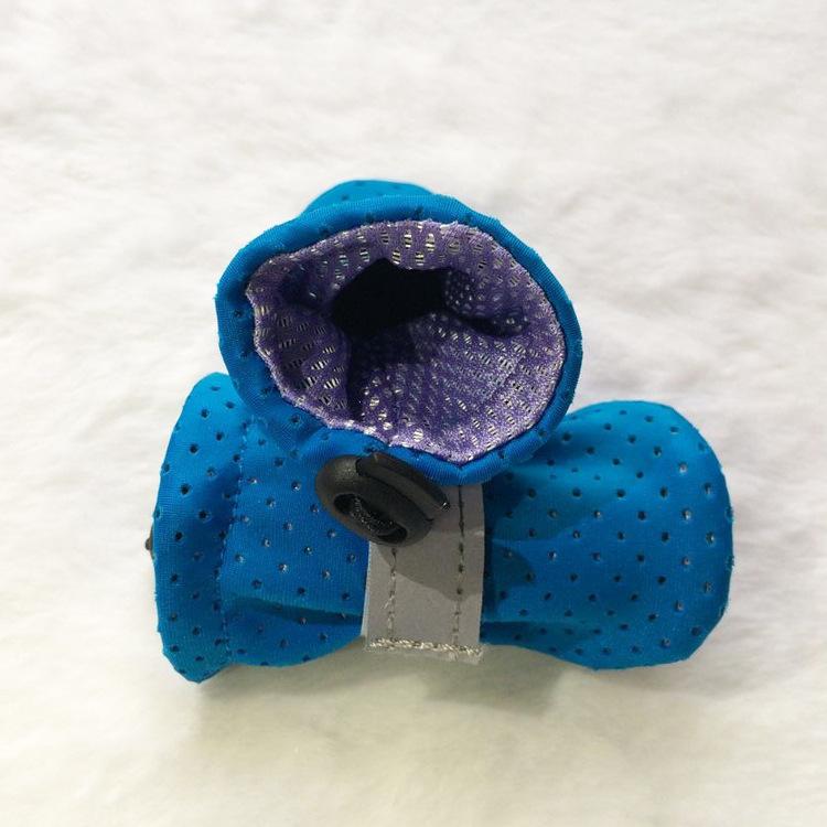 4 шт. летние товары для домашних животных, обувь для собак и собак, дышащая, износостойкая, нескользящая обувь на мягкой подошве, обувь не любит ронять