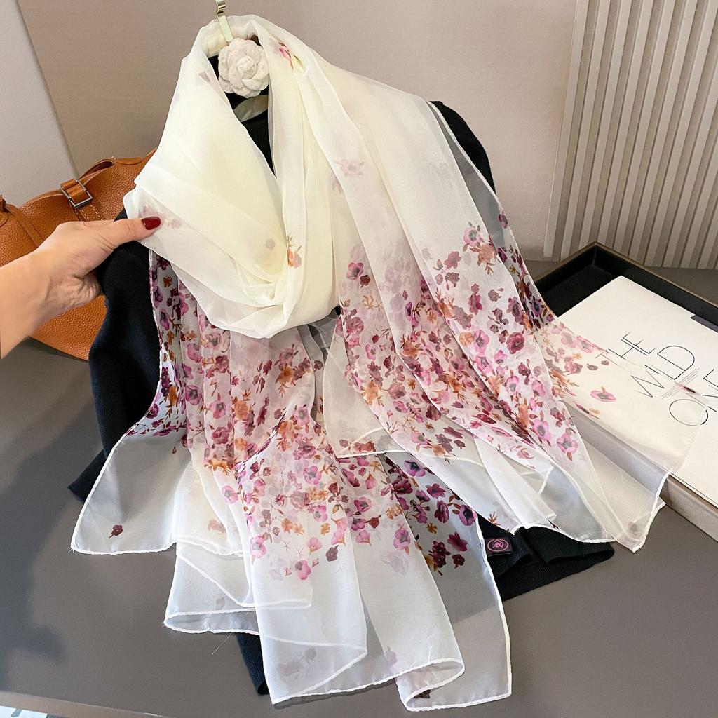 New Fashionable Scarf Muslim Women Chiffon See-through Hijab Islam Scarfs Spring Pashmina Fashion Headscarf Shawls