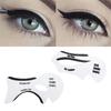 2 шт.-Карта-модель для подводки глаз Подводка для глаз «кошачий глаз» Шаблон для смоки ай Форма Модель Модная карта-трафарет для подводки глаз