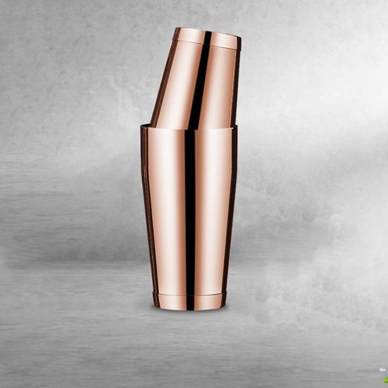 Прочный шейкер для коктейлей на 600 мл/800 мл с гладкой поверхностью из нержавеющей стали для барменов