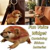 Built-in Sound Device Press Button Voice Sound Keychain Plush Doll Keychain  Bag Pendant