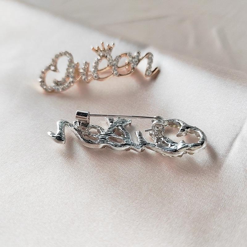 Модные аксессуары, бриллиантовая корона, брошь английской королевы, булавки интернет-знаменитостей, аксессуары для одежды для женщин