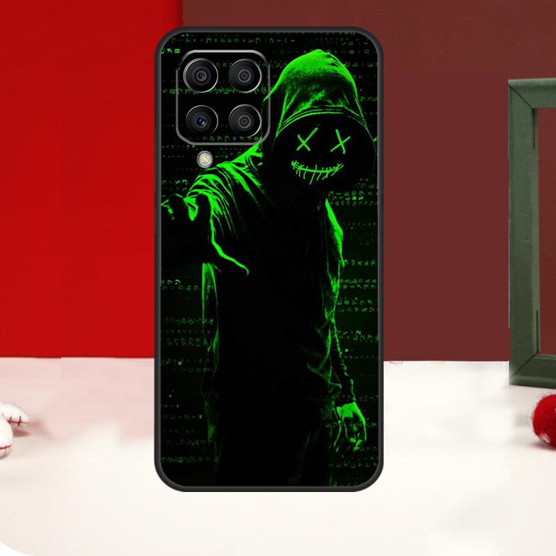 Кейс Хакерская Матрица Для Samsung Galaxy M55 M35 M15 M56 M36 M16 M31 M21 M13 M33 M53 M12 M32 M52 M14 M34 M54