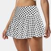 Women's High Waist Polka Dot Yoga Mini Skirt - Slimming, Breathable, Anti-exposure Design