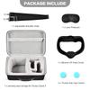 Жесткий чехол для переноски Quest 2 VR Gaming Portable Travel Cover Сумка для хранения с силиконовой крышкой для лица Защитная линза для Quest 2 Аксессуары Meta/Oculus