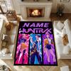 K Pop Demon Hunters Customize your name rug, office chair cushion, home bedroom living room gift.