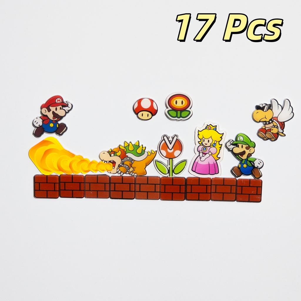 Cartoon Bros Fridge Magnet Home Kitchen Convenience Sticker Anime Photo Message Board Refrigerator Magnetic Stickers Home Dec