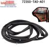 Honda Accord 08-13 Door Window Sealing Rubber Strips (72310-TA0-A01, 72350-TA0-A01)