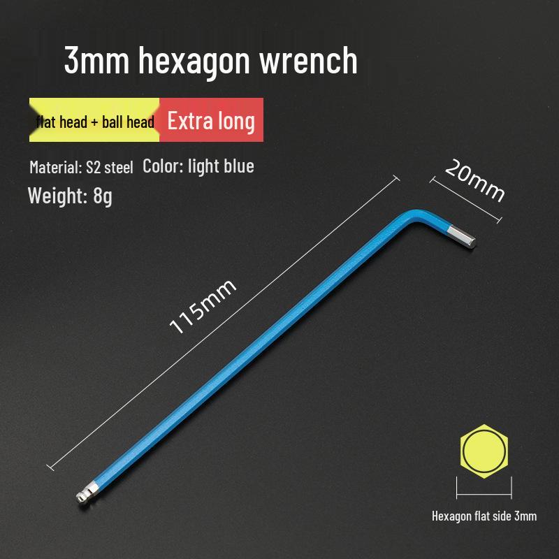 Промышленный набор цветных шестигранников Bangyuan (1.5-10ММ)