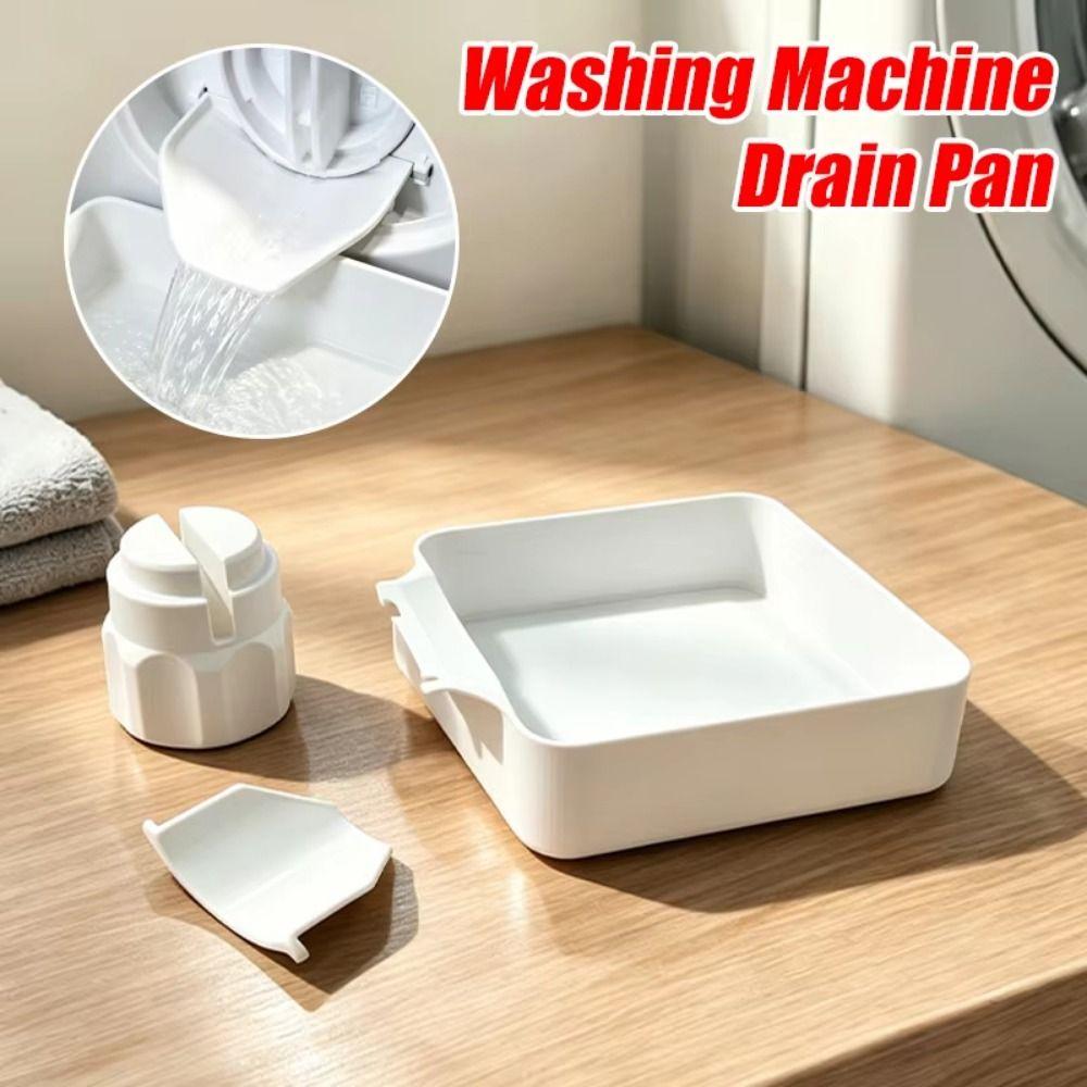 3D Printing Washing Machine Drainage Tray Anti-Spill Washer Drain Pan Laundry Room