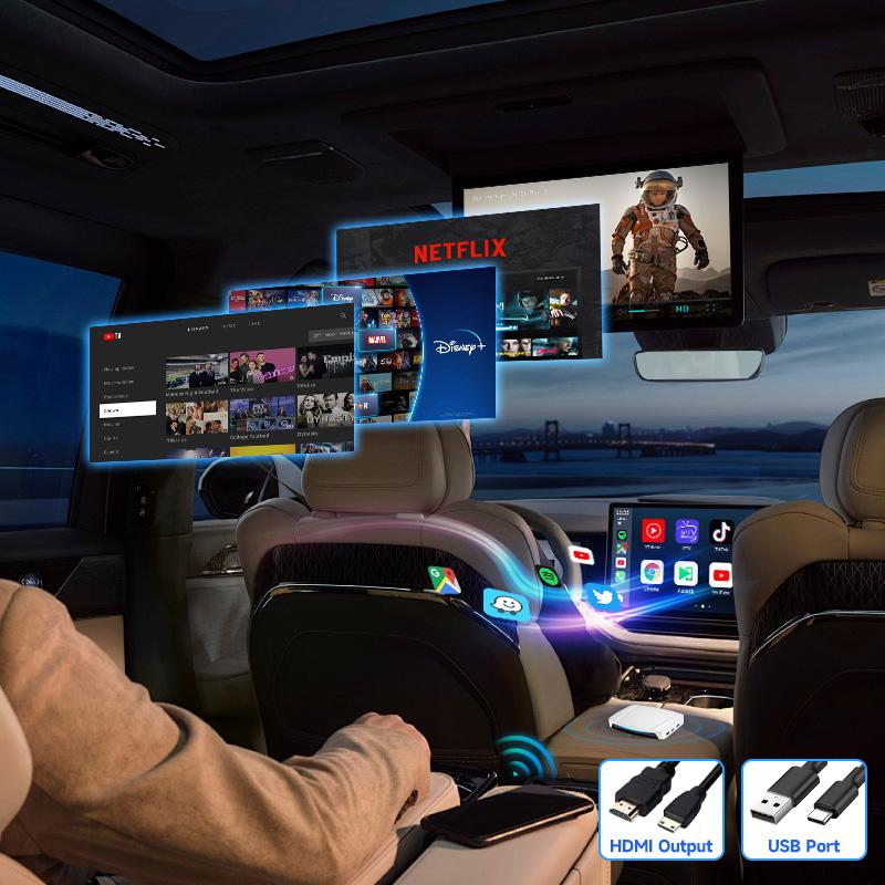 Carlinkit Tbox Uhd Carplay Android 13 Dongle 8G 128GB Wireless Adapter Android Car Play Radio Black Box Universal Carplay Module