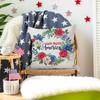 New Floral Pillow Case Linen Printed Car Bedroom Sofa Home Decoration Cushion Cover