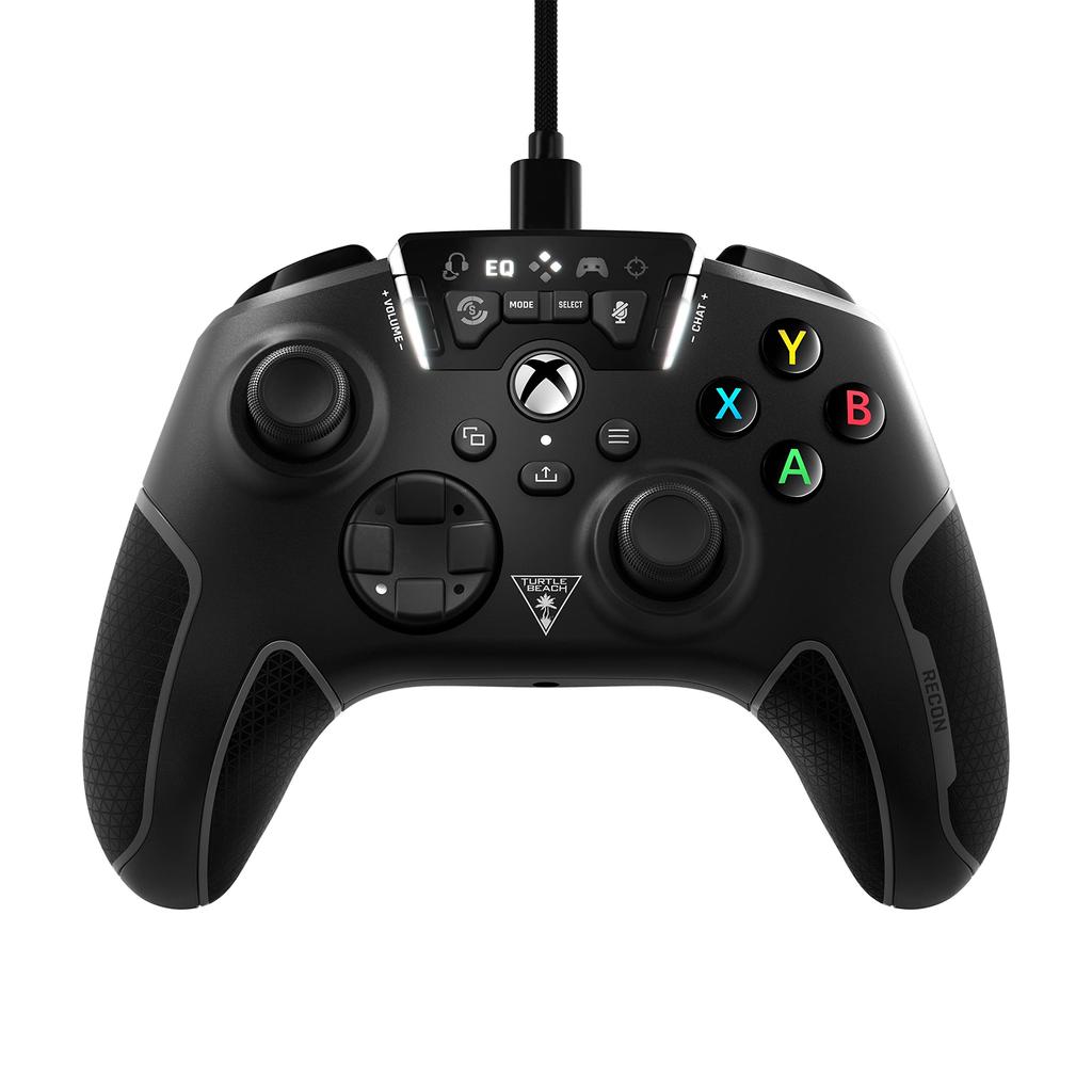 TURTLE BEACH Recon Wired USB Controller for and Windows Black with Rear EQ Footstep Side and Aim Adjustment Xbox Xbox, Steam, PC, Buttons, Presets,
