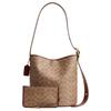 COACH Bleecker Artificial Leather Bucket Bag, Shoulder Bag Large Women's Monogram Color CCT55-B4N4