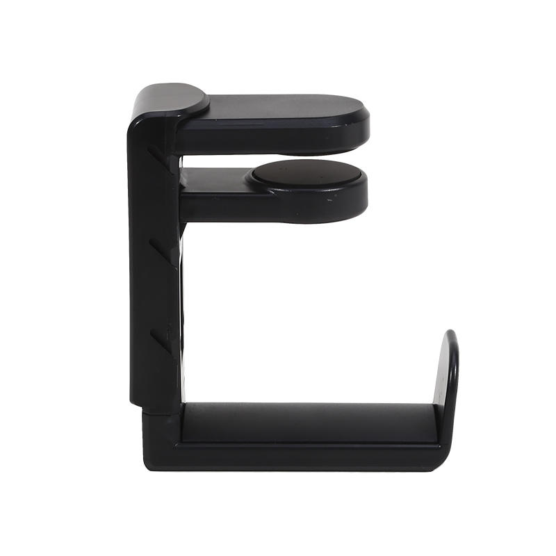 Gaming Headphone Stand Adjustable Desk Edge Hook Headset Hanger Rotation Earphone Holder Gamepad Support