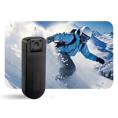 Мини-камера на тело HD 1080P с вращающимся на 180° объективом, WiFi, спортивная, для велосипеда, уличная, видеорегистратор, ночное видение, с записью аудио и видео