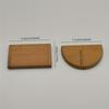 2 in 1 Wooden Comb Mirror Set Peachwood Makeup Mirror Portable Folding Mirror  Travel & Home Decor