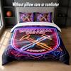 West Ham United Football Design Bed Bedding Set 1 Duvet Cover + 2 Pillowcases Soft Breathable Household Bed Linens