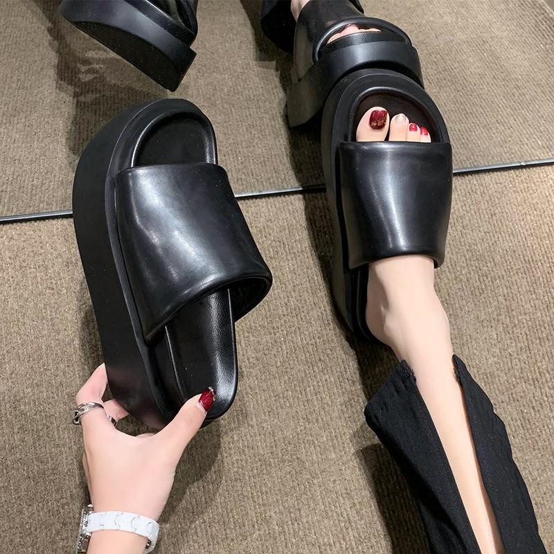 Мода 2024 года, легкие тапочки на платформе, женские, супер мягкие, нескользящие, пляжные, женские, удобные, для пар, для помещений, для душа