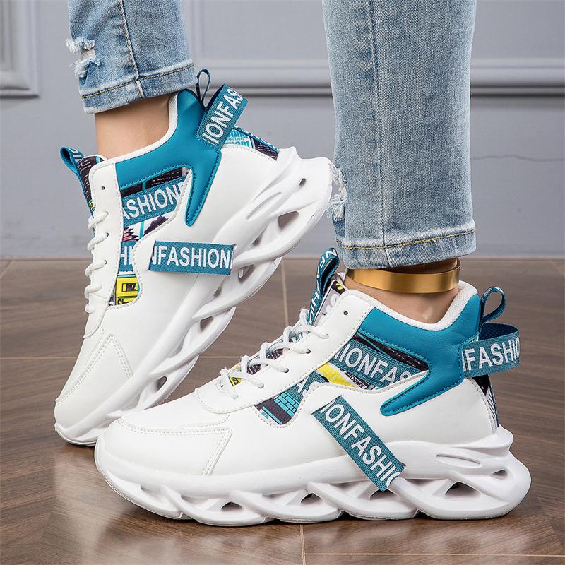 TUINANLE Женская спортивная обувь, повседневные кроссовки на платформе с полой подошвой, женские кожаные туфли на толстой подошве